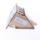Maxbell 3D Wooden Puzzle Mini House W/ chimney Model Educational Kids Toy 3D Puzzle