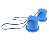 Maxbell 1 Pair Jumping Stilts Walk Stilt Jump Kids Outdoor Fun Sports Toy Blue #2