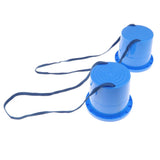Maxbell 1 Pair Jumping Stilts Walk Stilt Jump Kids Outdoor Fun Sports Toy Blue #2