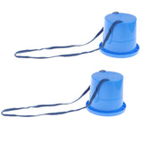 Maxbell 1 Pair Jumping Stilts Walk Stilt Jump Kids Outdoor Fun Sports Toy Blue #2