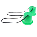 Maxbell 1 Pair Jumping Stilts Walk Stilt Jump Kids Outdoor Fun Sports Toy Green #2