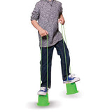 Maxbell 1 Pair Jumping Stilts Walk Stilt Jump Kids Outdoor Fun Sports Toy Green #2