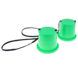 Maxbell 1 Pair Jumping Stilts Walk Stilt Jump Kids Outdoor Fun Sports Toy Green #2