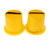 Maxbell 1 Pair Jumping Stilts Walk Stilt Jump Kids Outdoor Fun Sports Toy Yellow #2