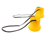 Maxbell 1 Pair Jumping Stilts Walk Stilt Jump Kids Outdoor Fun Sports Toy Yellow #2