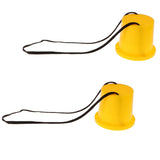 Maxbell 1 Pair Jumping Stilts Walk Stilt Jump Kids Outdoor Fun Sports Toy Yellow #2