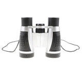 Maxbell 6x30 Plastic Binoculars Telescope Toy, Kids Outdoor Educational Toy, Birthday Gift - Silver Black