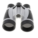 Maxbell 6x30 Plastic Binoculars Telescope Toy, Kids Outdoor Educational Toy, Birthday Gift - Silver Black