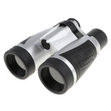 Maxbell 6x30 Plastic Binoculars Telescope Toy, Kids Outdoor Educational Toy, Birthday Gift - Silver Black