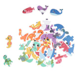 Maxbell 6 in 1 Jigsaw Puzzle Toy Kids Baby Early Brain Developmental Toy Sea Animal