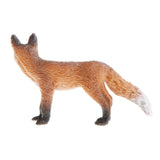 Maxbell Simulation Wild Animal Model Figure Toys Figurine Home Decor Fox