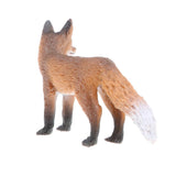 Maxbell Simulation Wild Animal Model Figure Toys Figurine Home Decor Fox