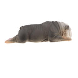 Maxbell Simulation Animal Model Figure Toy Home Decor Sleepy American Bully Pitbull