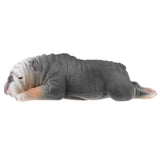 Maxbell Simulation Animal Model Figure Toy Home Decor Sleepy American Bully Pitbull