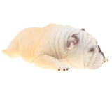 Maxbell Simulation Animal Model Figure Toy Home Decor Sleep American Bully Pitbull B