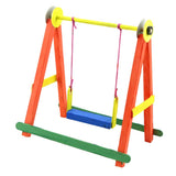 Maxbell 3D Wooden Puzzle DIY Swing Model Kids Coloring Kits Building Science Kid Toy