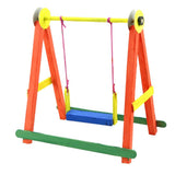 Maxbell 3D Wooden Puzzle DIY Swing Model Kids Coloring Kits Building Science Kid Toy