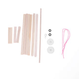 Maxbell 3D Wooden Puzzle DIY Swing Model Kids Coloring Kits Building Science Kid Toy