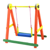 Maxbell 3D Wooden Puzzle DIY Swing Model Kids Coloring Kits Building Science Kid Toy