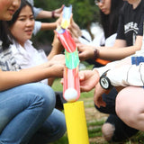 Maxbell Kids Outdoor Toy - Ball and Pipe Relay Race Game Party Favors, 5.5cm x 30cm