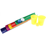 Maxbell Kids Outdoor Toy - Ball and Pipe Relay Race Game Party Favors, 5.5cm x 30cm