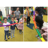 Maxbell Kids Outdoor Toy - Ball and Pipe Relay Race Game Party Favors, 7.5cm x 40cm