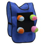 Maxbell Kids Blue Color Game Vest for Sticky Ball Catch Game, Toddlers Outdoor Play Training Vest