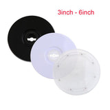 Maxbell 3'' Turntable Acrylic Rotating Display Stand for Watches Jewelries - Clear