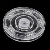 Maxbell 3'' Turntable Acrylic Rotating Display Stand for Watches Jewelries - Clear