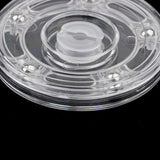 Maxbell 3'' Turntable Acrylic Rotating Display Stand for Watches Jewelries - Clear
