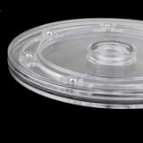 Maxbell 6'' Turntable Acrylic Rotating Display Stand for Watches Jewelries - Clear