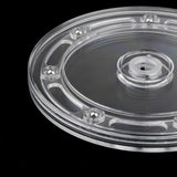 Maxbell 6'' Turntable Acrylic Rotating Display Stand for Watches Jewelries - Clear