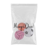Maxbell 3 Inch PVC Bouncy Ball Toy Set for Kids Toddlers Beach Toy Pack of 3 Sport