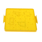 Maxbell Plastic Nail Board Plate Preschool Mathematics Teaching Tool Kids Toy Yellow