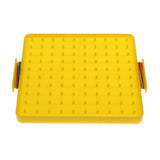 Maxbell Plastic Nail Board Plate Preschool Mathematics Teaching Tool Kids Toy Yellow