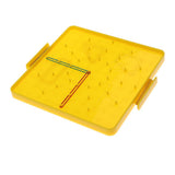 Maxbell Plastic Nail Board Plate Preschool Mathematics Teaching Tool Kids Toy Yellow