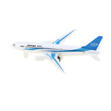 Maxbell Alloy Airplane Model Boeing 777 Airliner Toy for Kid Home Decor Gift - White