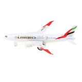 Maxbell Alloy Airplane Model 777 Airliner Toy for Kid Home Decor - Emirates