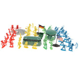 Maxbell 68 Pieces Soldier Army Figures Blockhouse Playset for Army Sand Scene Model