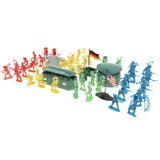 Maxbell 68 Pieces Soldier Army Figures Blockhouse Playset for Army Sand Scene Model