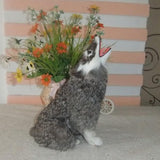 Maxbell Realistic Wolf Statue Emulation Animal Model Kids Educational Toy Gift