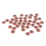Maxbell Brown Plastic Safety Eyes for Bear Doll Animal Puppet Craft 18MM (40Pcs)