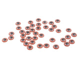 Maxbell Brown Plastic Safety Eyes for Bear Doll Animal Puppet Craft 18MM (40Pcs)