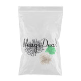 Maxbell 100Pcs Crystal Color Safety Eyes Kit for Doll Craft Making Green 16MM