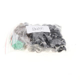 Maxbell 100Pcs Crystal Color Safety Eyes Kit for Doll Craft Making Green 16MM