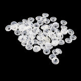 Maxbell 100-Piece Plastic Safety Eyes with BACKS for Bear Doll DIY Craft 10mm Yellow