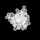 Maxbell 100-Piece Plastic Safety Eyes with BACKS for Bear Doll DIY Craft 10mm Yellow