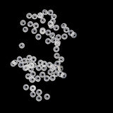 Maxbell 100-Piece Plastic Safety Eyes with BACKS for Bear Doll DIY Craft 10mm Yellow