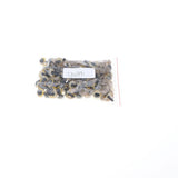 Maxbell 100-Piece Plastic Safety Eyes with BACKS for Bear Doll DIY Craft 14mm Yellow