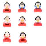 Maxbell Cute Solar Powered Swinging Praying Doll Bobbling Toy Auto Home Decor #A